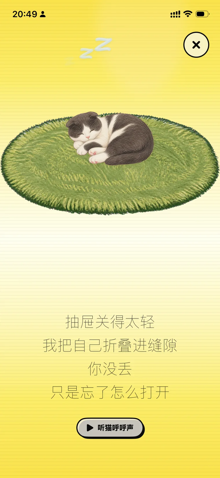 安静陪伴